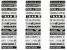 SUBBUTEO " NEW " 42 ADESIVI TIFOSI JUVENTUS anni '70 e '80 per TRIBUNA GRADINATA