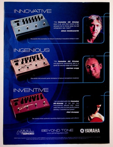 Pubblicità pedali chitarra