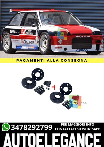 Kit distanziali 20mm nero - 4, 16+20mm