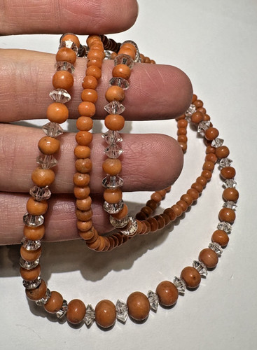 Collana filo con perline - collana, 28"