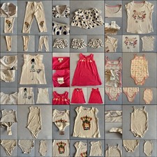 LOTTO SET 9 PEZZI ABBIGLIAMENTO BAMBINA 3/4 ANNI PRIMAVERA ESTATE VARIE MARCHE