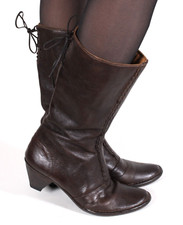 Stivali donna stivali pelle