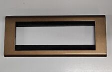 Bticino living 4716BR placca in pressofusione per telaio 6 posti nuovo