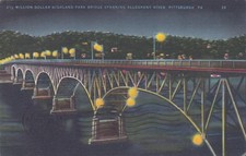 PENNSYLVANIA - Pittsburgh - Highland Park Bridge 1954