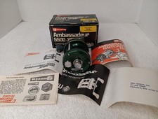 Mulinello da Pesca Vintage Abu Garcia Ambassadeur 5500D Verde Baitcast Alta Velocità SCATOLA