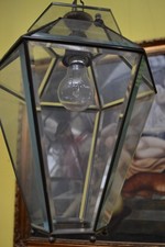 Lampadario a lanterna vintage anni 50/60