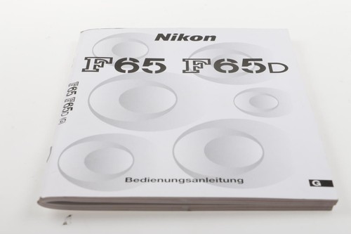 Nikon f65 f65d manuale di - f65d,