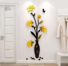 Adesivo Da Parete 3D Fiore E