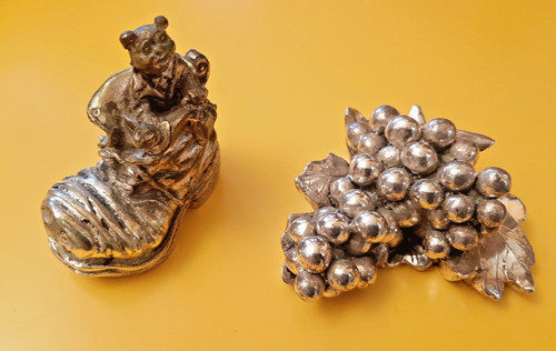 Soprammobili lamina argento - in,