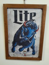 targa in legno cartello birra Pubblicità Italiana vintage retrò insegna quadro