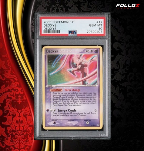 Carta pokemon deoxys 107 - carta,