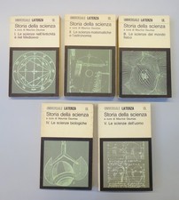 STORIA DELLA SCIENZA DAUMAS LATERZA COMPLETA 5 VOLUMI 1976