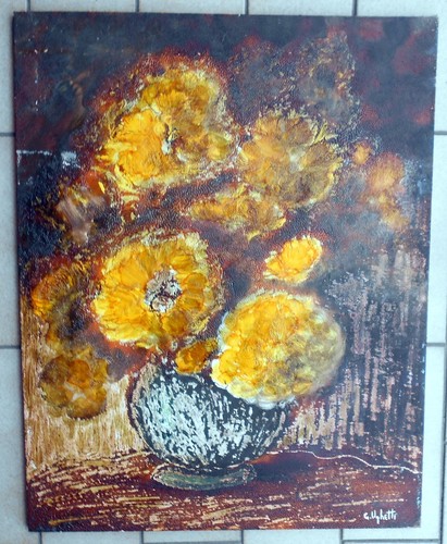 Quadro dipinto olio su - quadro, ad