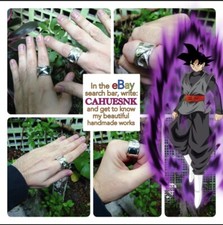 Anello tempo goku nero - goku,
