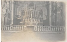 Ravenna S. Apollinare Nuovo prova del collocamento delle canne dell'organo 1916