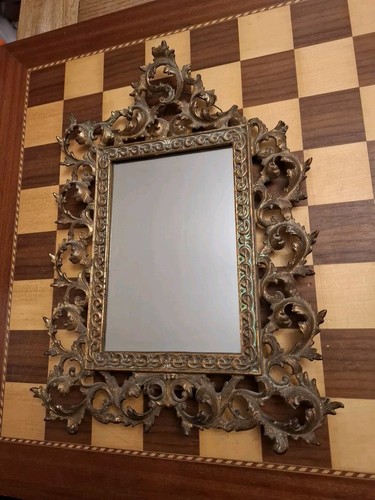 Antico cavalletto parete - parete, oro