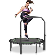 Mini Trampolino Pieghevole Fitness Rimbalzo 1290 Mm Trampolino Da Allenamento Re