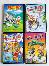 🎬 Tom & Jerry – 4 DVD Lot (Classic & Tales) – Family Cartoon Collection