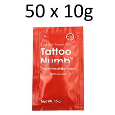 50 x 10 g TattooNumb crema