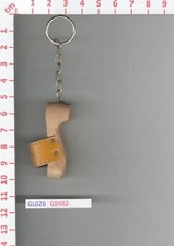 G8483 WOODEN KEYCHAIN IN THE