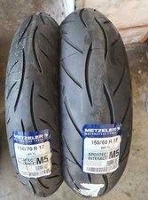 Coppia Gomme 110/70 R17 54H 150/60 R17 66H METZELER SPORTEC M5 DOT2025