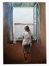 DALI'  Ragazza alla finestra