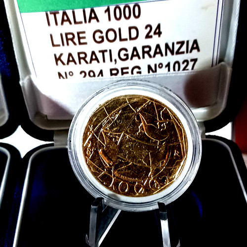 Italia 1000 lire 1998 placata - 1000,