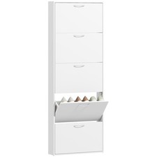 HOMCOM Mobile Scarpiera a 5