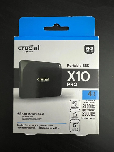 Ssd portatile crucial x10 pro - portatile,