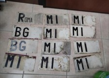 Grande lotto 12 targhe auto