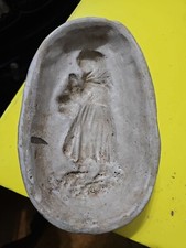 Ceramica Antica 1 FORMINA FORMELLA CALTAGIRONE PASTA BIANCA SICILIA Maiolica 700