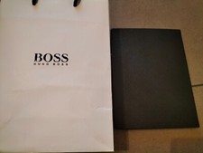 agenda taccuino hugo boss nuova colore nero in pelle 