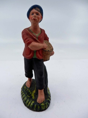 Presepe vecchia statuina - vecchia,