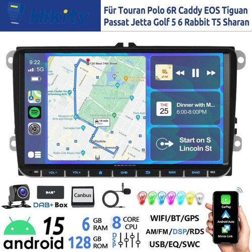 Dab 128g android15 carplay - dab+,