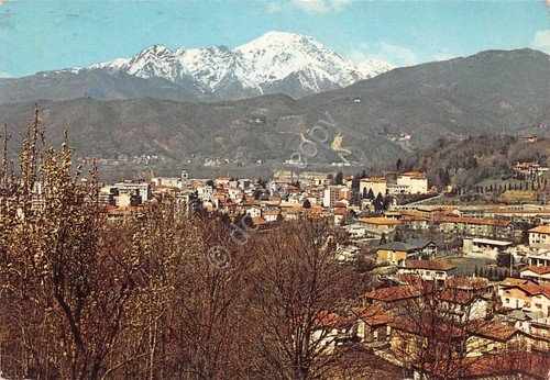 Cartolina borgosesia panorama - borgosesia,