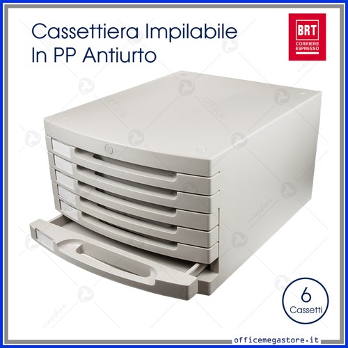 Cassettiera mini plastica - cassettiera,