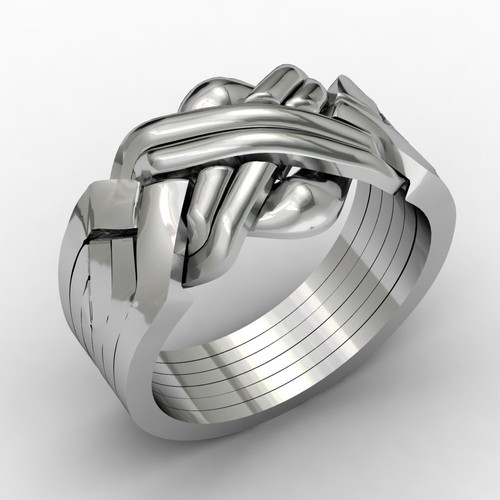 Anello puzzle croce - , criss