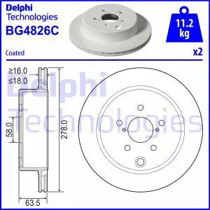 Disco freno ventilato - 2x,