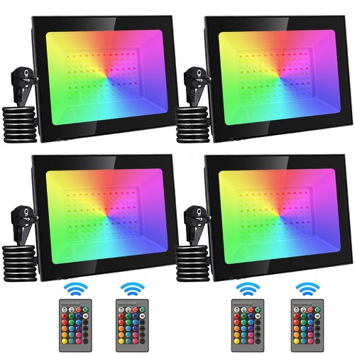 Faretto proiettore led rgb - 4x,