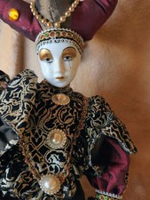 Bambola arlecchino clown in - ,