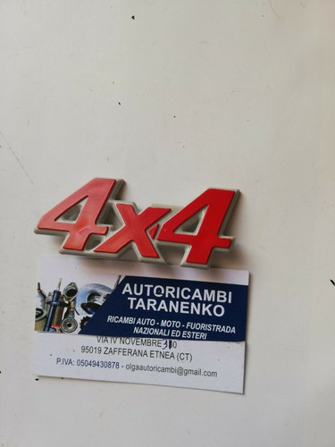 Scritta 4x4 later logo stemma - 4x4,