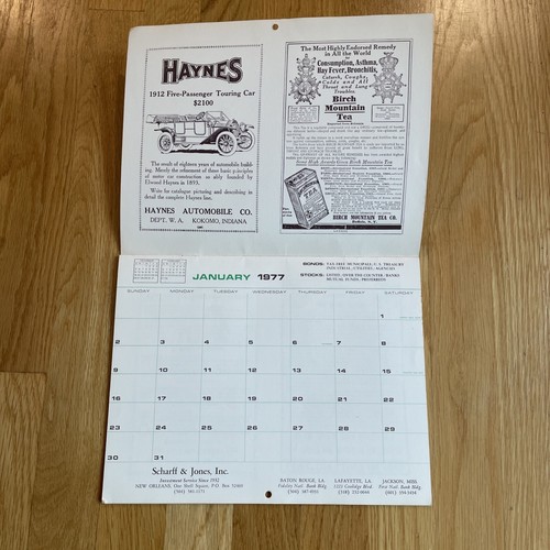 Calendario 1977 new orleans - calendario,