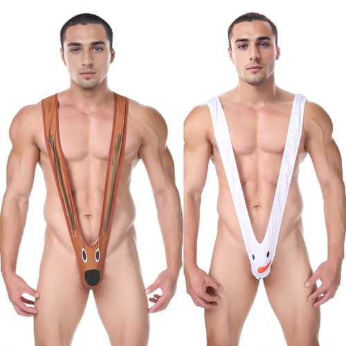 Body uomo body sexy natalizio