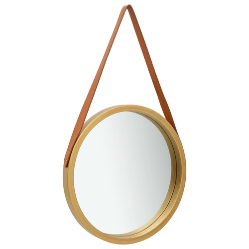 Specchio parete con cinghia - con,