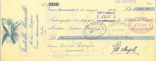 Lettera cambio int - di,