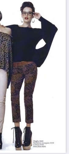Pantalone stampa pizzo - pantalone,