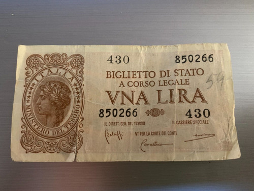 Antico biglietto stato - antico,