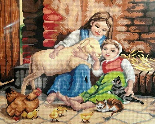 Quadro canovaccio mezzo punto - quadro,