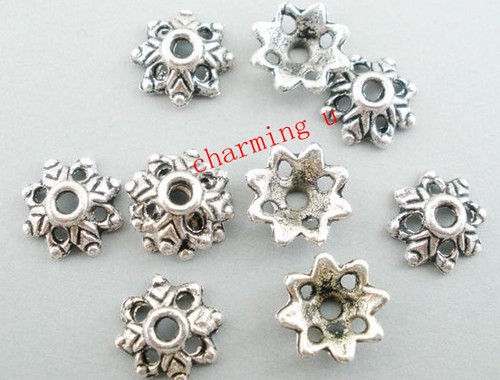 25pz coppette fiore 8x3mm
