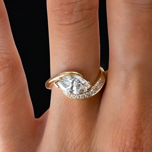 Proposta anello fine - anello, marquise